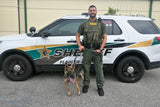 K9 Axle and his handler K9 Officer Beausoleil from Flagler County, FL